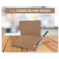Персонализированные коричневые благодарственные открытки пользовательские карты